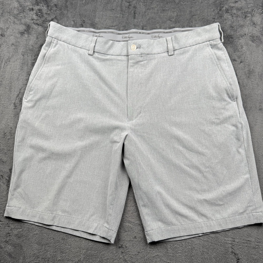 Walter Hagen Golf Shorts Mens 38 Grey 11 Majors Performance Stretch Excellent
